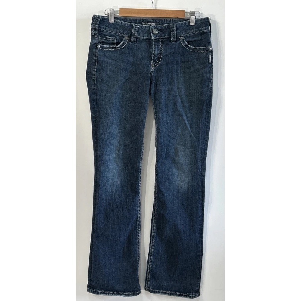 Women's Silver Jeans‎ Suki Mid Slim Boot Stretch Denim Jeans Sz 30 No Pilling
